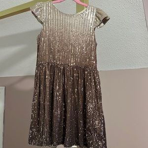 Sparkle ombre dress, more champagne color